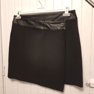 LAUREN VIDEL Skirt, Leather Waistband